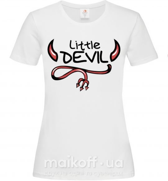 Женская футболка Little Devil original Белый фото