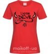 Женская футболка Little Devil original Красный фото