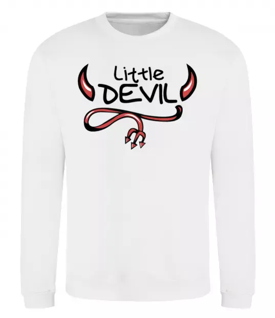 Світшот Little Devil original Білий фото