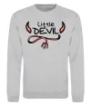 Світшот Little Devil original Сірий меланж Світшот Little Devil original Сірий меланж фото