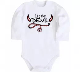 Детский боди Little Devil original Белый фото