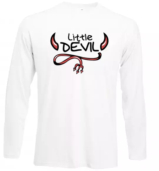 Лонгслив Little Devil original Белый фото