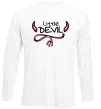 Лонгслив Little Devil original Белый фото