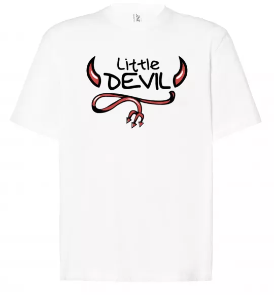 Футболка Оверсайз Little Devil original Білий фото