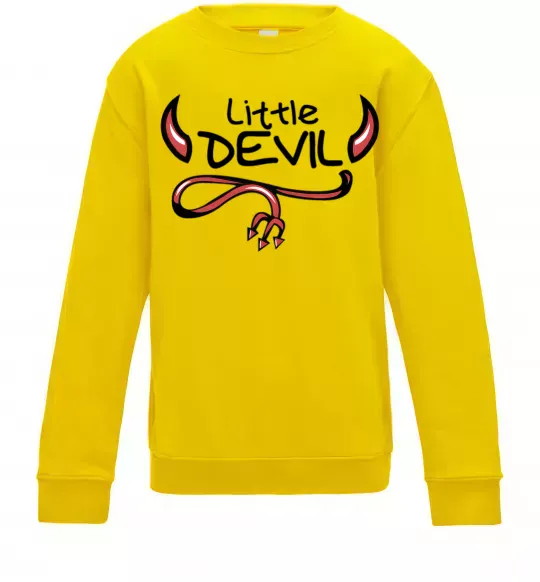 Дитячий світшот Little Devil original Сонячно жовтий фото