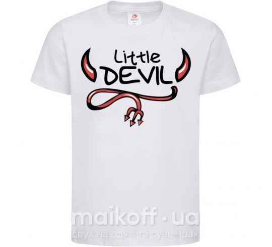Дитяча футболка Little Devil original Білий фото
