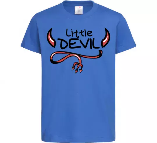 Детская футболка Little Devil original Ярко-синий фото