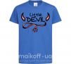 Детская футболка Little Devil original Ярко-синий фото