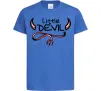 Детская футболка Little Devil original Ярко-синий фото