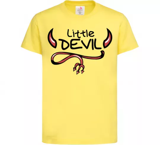 Детская футболка Little Devil original Лимонный фото