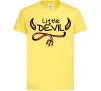 Детская футболка Little Devil original Лимонный фото