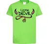 Детская футболка Little Devil original Лаймовый фото