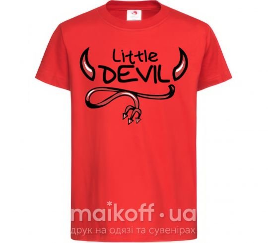 Дитяча футболка Little Devil original Червоний фото
