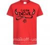 Дитяча футболка Little Devil original Червоний фото