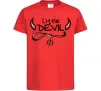 Детская футболка Little Devil original Красный фото