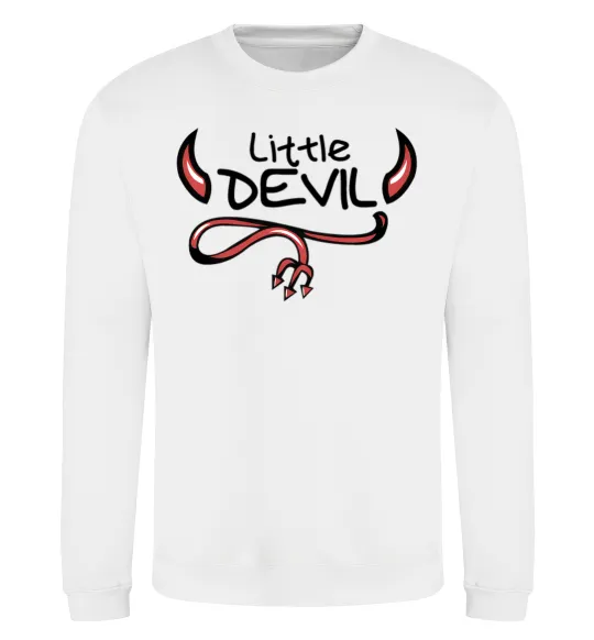 Свитшот Little Devil original Белый фото
