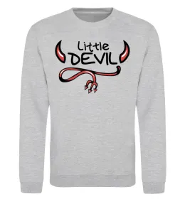 Світшот Little Devil original Сірий меланж фото