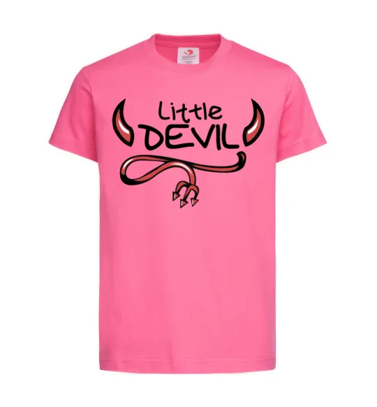 Детская футболка Little Devil original Ярко-розовый фото