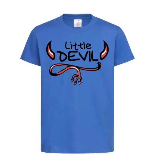 Детская футболка Little Devil original Ярко-синий фото