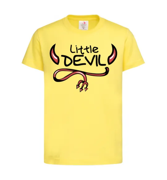 Детская футболка Little Devil original Лимонный фото