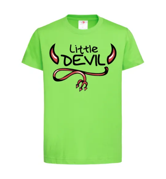 Детская футболка Little Devil original Лаймовый фото