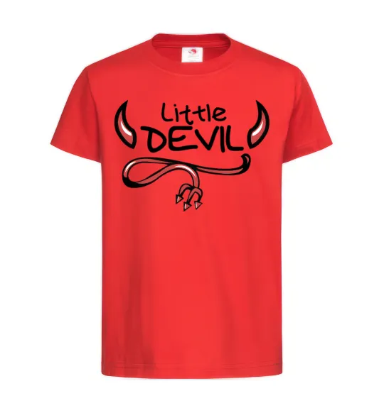 Детская футболка Little Devil original Красный фото