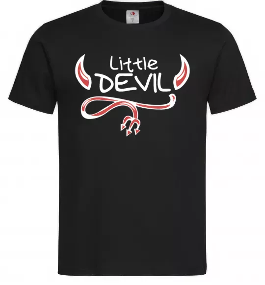 Чоловіча футболка Little Devil original Чорний фото