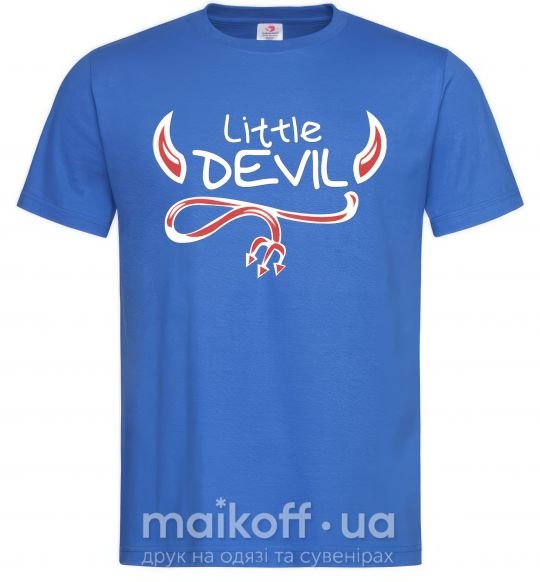 Мужская футболка Little Devil original Ярко-синий фото