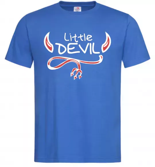 Чоловіча футболка Little Devil original Яскраво-синій фото