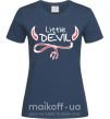 Жіноча футболка Little Devil original Темно-синій фото