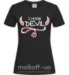 Жіноча футболка Little Devil original Чорний фото