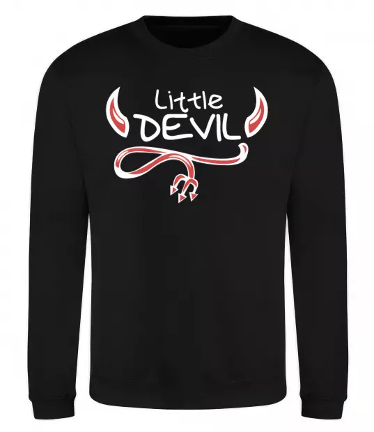 Світшот Little Devil original Чорний фото