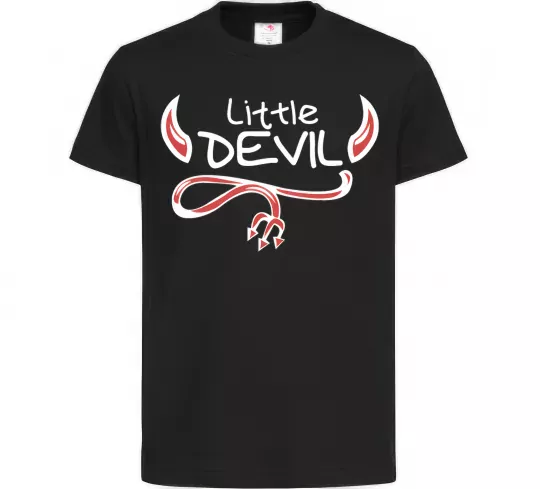 Детская футболка Little Devil original Черный фото