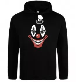 Мужская толстовка (худи) scary clown Черный фото