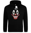 Женская толстовка (худи) scary clown Черный фото