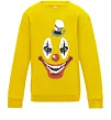 Детский Свитшот scary clown Солнечно желтый Детский Свитшот scary clown Солнечно желтый фото