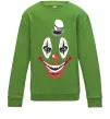 Детский Свитшот scary clown Лаймовый Детский Свитшот scary clown Лаймовый фото