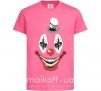 Детская футболка scary clown Ярко-розовый фото