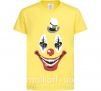 Дитяча футболка scary clown Лимонний фото