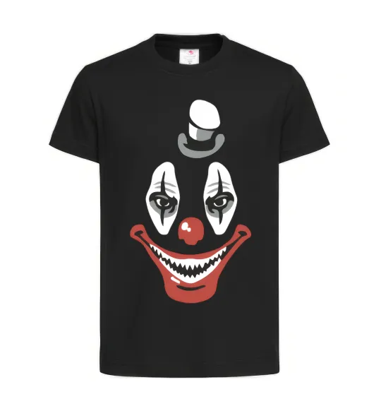 Детская футболка scary clown Черный фото