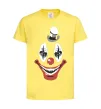 Детская футболка scary clown Лимонный фото