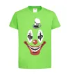 Детская футболка scary clown Лаймовый фото