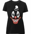 Жіноча преміум футболка scary clown Чорний фото