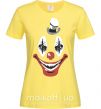 Женская футболка scary clown Лимонный фото