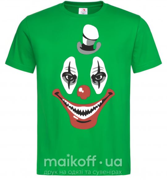 Чоловіча футболка scary clown Зелений фото