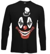 Лонгслив scary clown Черный фото
