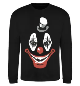 Свитшот scary clown Черный фото