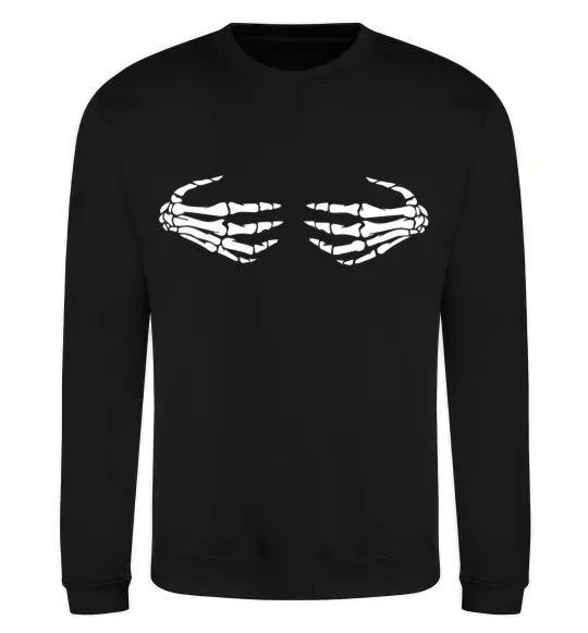 Свитшот skeleton hands Черный фото