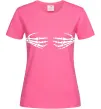 Жіноча футболка skeleton hands Яскраво-рожевий Жіноча футболка skeleton hands Яскраво-рожевий фото