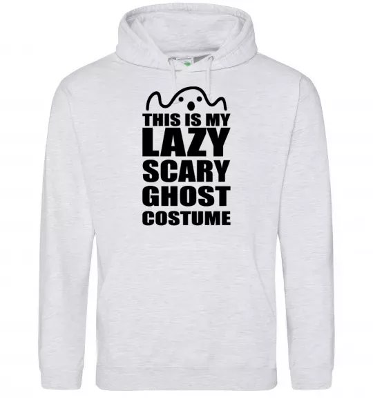 Женская толстовка (худи) lazy costume Серый меланж фото